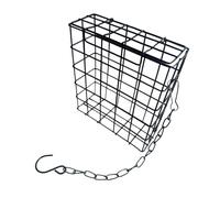 Qutalmi Mangeoire à | Station de Nourrissage Carrée Réutilisable d'Observation des Oiseaux - Distributeur de Blocs de Graisse,pour Colibris Sauvages, Pics,