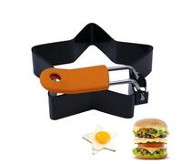 Qutalmi Moule en Anneau à Œufs,Ustensile de Cuisine Inoxydable Anti-Adhésif | Moule À Œufs Et Pancakes Pour Cuisine - Pour Burger Muffin Steak Pancake Sandwich