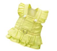 Qutalmi Robe pour chiot - Vêtements respirants pour chiens | Élégante combinaison de cowboy pour chatons et chiots