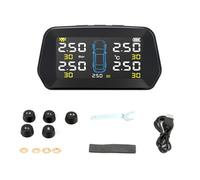 Qutalmi Système De De La Pression des Pneus | Outil Pression Pneus avec Batterie Lithium Rechargeable Intégrée - Moniteur De des Temps Réel Précis Et Pratique | pour Remorque