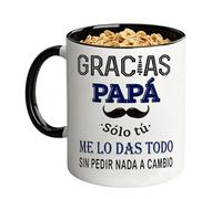 Qutalmi Tasse À Café En Céramique | Thème Fête Des Pères Accessoires Boisson Pour Thé Et Lait,Mugs En Céramique,Pour boisson à la maison, en cuisine, au bar, au bureau, pour les anniversaires et