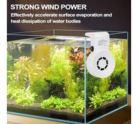 Qutalmi Ventilateur Rafraîchissant pour Aquarium,Refroidisseur d'Eau pour Bassin - Système Silencieux pour Coraux, Crevettes et Créatures Marines Tropicales