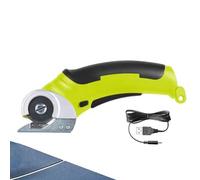 QUTBAG Ciseaux électriques 4,2 V, Mini cisaille à Tissu Rechargeable, Coupe-Cuir Portable, Machine de découpe sans Fil, Coupe-Tapis portatif pour emballages en Carton, Cuir et Plastique B