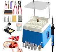 QUTBAG Kit de vitrail, kit de démarrage Professionnel avec meuleuse à Verre pour la Fabrication de vitraux et de mosaïques DIY, pour débutants, Amateurs et Novices