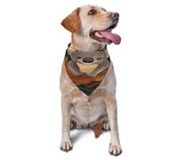 Quteprint Écharpe triangulaire pour chien et chat - Motif feuilles de chêne koala - Écharpe douce et respirante pour petits chiens et chats - Lavable - Décoration pour animal domestique pour