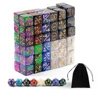 QUTHZZHY Lot de 80 compteurs de dés MTG Mots-clés Vie +1/-1 Compteur Bouclier Compteur de Vie MTG Cube Set avec D20 Cube et Sac pour Magic The Gathering, TCG, Cartes, Accessoires de Jeu