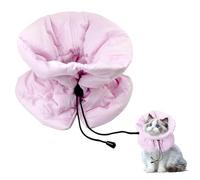 QUTHZZHY Minerve de protection pour chat, collier élisabéthain, collier réglable pour chat, collier après opération, collerette souple, pour animaux de compagnie, chat, empêche de lécher les plaies