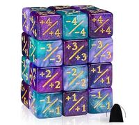 QUTHZZHY MTG Dés Compteurs de DS, Magic Cube 24 pièces, Compteur MTG, D6 Dés Compteur de dés Token Magic Cube avec MTG, CCG, Jeu de Cartes Accessoires avec Sacs de Rangement