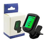 Qutsvosh Accordeur noir pour guitare acoustique/électrique, ukulélé, violon, basse, modes d'accordage chromatique (1 pièce)