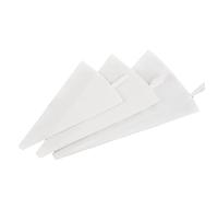 Qutsvosh Lot de 3 poches à douille réutilisables 40/35/30 cm, crème pour accessoires de pâtisserie