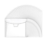 Qutsvosh Lot de 30 organiseurs de rangement pour papier de scrapbooking de 30,5 x 30,5 cm et cartes