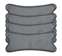 Qutsvosh Lot de 4 serpillères plates en fibre pour nettoyage de sol de type X