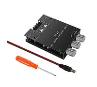 Qutsvosh Module Audio -502T Module Audio Bluetooth 5.0 50Wx2 Alimentation sans Module D'Ampli Numérique AUX Bass&Treble