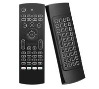 Qutsvosh MX3 Air Mouse Clavier sans fil rétroéclairé Smart Remote Control 2.4G RF pour Tx3 H96 Android TV Box