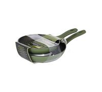 Quttin 104861 Lot de 2 poêles en plastique Vert