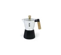 Quttin Cafetière italienne bois aluminium 6 tasses