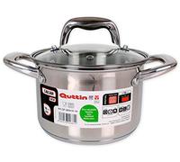 Quttin Casserole en acier à induction 16 cm avec couvercle