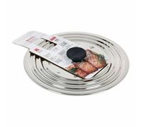 QUTTIN Couvercle en Acier Inoxydable, 25 cm, Multicolore, Taille Unique