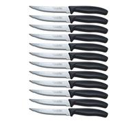 Quttin Lot de 12 couteaux de cuisine scie 11 cm.