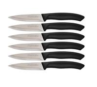 Quttin Lot de 12 couteaux éplucheurs/cuisine super aiguisés 9 cm.