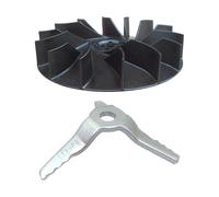 Quueparts Lame de déchiqueteuse de roue de ventilateur 4241-704-3405 4229-768-0300 compatible avec souffleur à feuilles Stihl BG56 BG56C BG86 BG86C