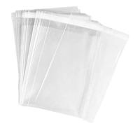 QUUPY Lot de 200 sacs à friandises transparents refermables en cellophane 12,7 x 17,8 cm