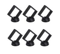 QUUPY Lot de 6 présentoirs flottants 3D pour médailles antiques et pièces de monnaie (9 x 9 cm)