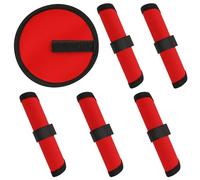 QUUPY Lot de 6 protections pour leurres de pêche rouges de 15 cm