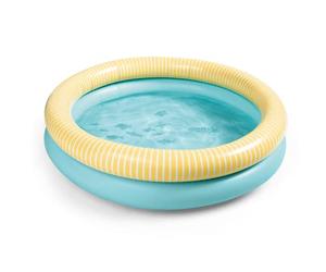 Quut - Dippy - Piscine Gonflable en PVC Premium de qualité (0.25mm) - ludique et Design à partir de 1 an - bébé - 80cm de diamètre (Bleu Banane)