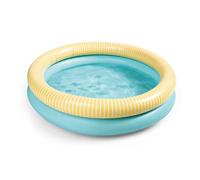 Quut - Dippy - Piscine Gonflable en PVC Premium de qualité (0.30mm) - ludique et Design à partir de 2 Ans - 120cm de diamètre (Bleu Banane)