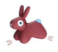 Quut Hoppi Bunny Animal Sauteur à partir de 18 Mois - Jouet à chevaucher Gonflable pour Enfants, avec Pompe-Jouet Sauteur pour intérieur & extérieur-sans BPA, supporte Jusqu’à 45 kg, Rouge Bordeaux