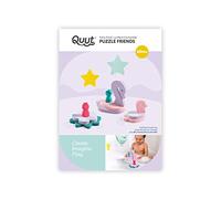 Quut Puzzle Friends The Enchanted Pond - Baby Bath Toys from 10 Months - Baby Bath Games - Stimulates Motor Skills and Imagination
