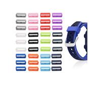 Quuztao Lot de 45 boucles de support de bracelet de montre en silicone pour bracelets Disney Magic 20 mm (multicolore)