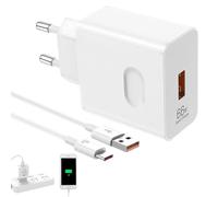Quvxzy 66W Supercharge Chargeur Rapide Huawei Honor, 6A USB-C 1m Cable Included, pour Honor 90 Lite 200 Lite, Alimentation 66w pour Honor Magic 7 Lite 90 Lite 200 Lite 70 Lite X6B X8B Pad X8A X9