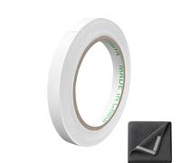 Quvxzy Ourlet Thermocollant 1.2cm x 30m, Ourlet Facile Sans Couture,Ruban Adhésif Double Face en Tissu,Bande Thermocollante pour rideaux, pantalons, robes,Tissus
