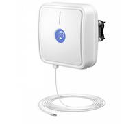 QuWireless Antenne QuPanel LTE High Power SISO, câble de 10 m | Antenne extérieure directionnelle à gain élevé pour 4G LTE APLS1-H1
