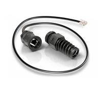 QuWireless QuRJ45 Adaptateur de prise RJ45 Extérieur IP68, 38cm QRJ45-L