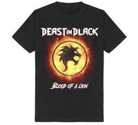 quwomu Beast in Black Blood of A Lion Shirt S-XXL T-Shirt Metal Band Tshirt