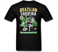 quwomu Brazilian Capoeira Fight Dance Men's T-Shirt Black