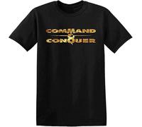 quwomu Command & Conquer T-Shirt RTS Video Game Series Black T-Shirt 482 Black Black