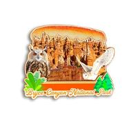 Quwsne Aimant de réfrigérateur Bryce Canyon National Park USA Aimant de réfrigérateur souvenir de voyage en ville Cadeaux touristiques 3D monuments classiques faits à la main Décoration de la maison -