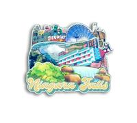 Quwsne Aimant de réfrigérateur Niagara Falls Canada - Souvenirs de voyage en ville - Cadeaux touristiques 3D - Monuments classiques faits à la main - Décoration d'intérieur - 932