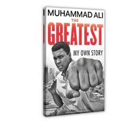QUXDJZ Poster Muhammad Ali (5) sur toile pour décoration de chambre à coucher, bureau, chambre, cadeau, 30 x 45 cm