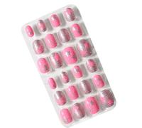 QUXVUIS 1 ensemble ongles pour enfants limes de longueur moyenne presse mate sur enveloppes de couleur unie décalcomanies d'art outil beauté fournitures Salon , Dix