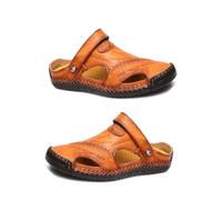 QUXVUIS 1 paire homme sandale printemps été respirant décontracté élégant étanche remplacement voyage plage mari père chaussures, Brun, quarante-trois