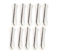 QUXVUIS 10 pièces Rouleaux de cheveux Durabilité Grande qualité Opération de style imbécile Couleur vive Coiffure Magnétique Conception unique, 1.6cm 2 blancs, 10 articles