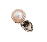 QUXVUIS 100 pièces boutons de manchette à coudre gratuits boutons de broche métal détachable auto-assemblage vêtement clou fixe pour femmes chemise accessoires, Type 1