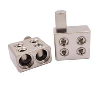 QUXVUIS 2 pièces universel en alliage d'aluminium Portable voiture stéréo Terminal haute puissance ampli puissance fil réducteur réparation mise à niveau, RT83