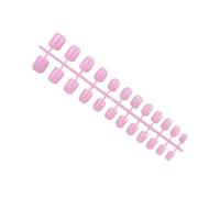 QUXVUIS 24 Pcs Solide Faux Ongles DIY Exquis Français Roman Élégant Colorfast Personnalité Acrylique Nail pour Manucure Salons , quatre