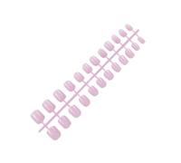 QUXVUIS 24 Pcs Solide Faux Ongles DIY Exquis Français Roman Élégant Colorfast Personnalité Acrylique Nail pour Manucure Salons , trois